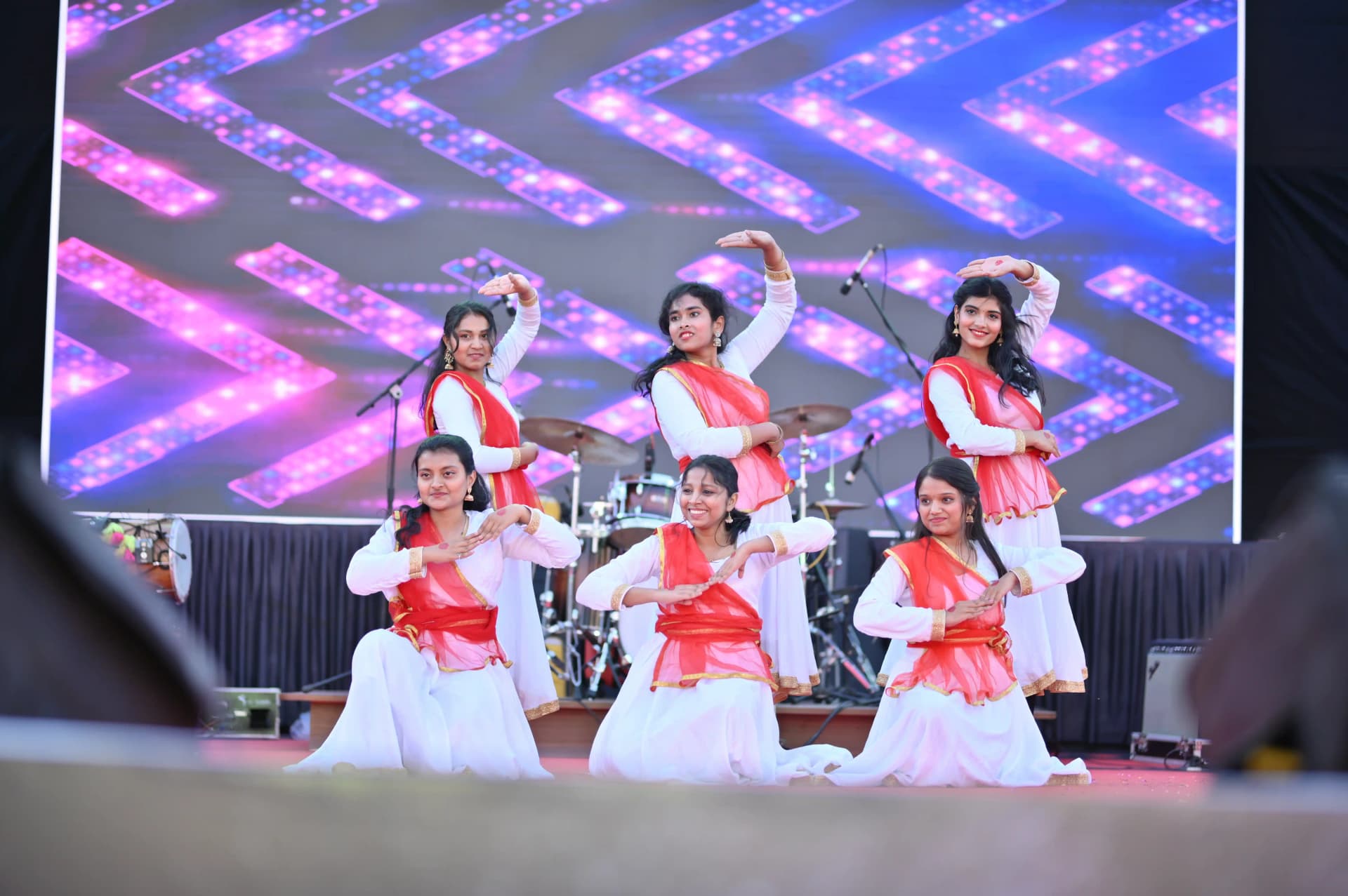 Shiv Jayanti cultural performance on stage at PCU