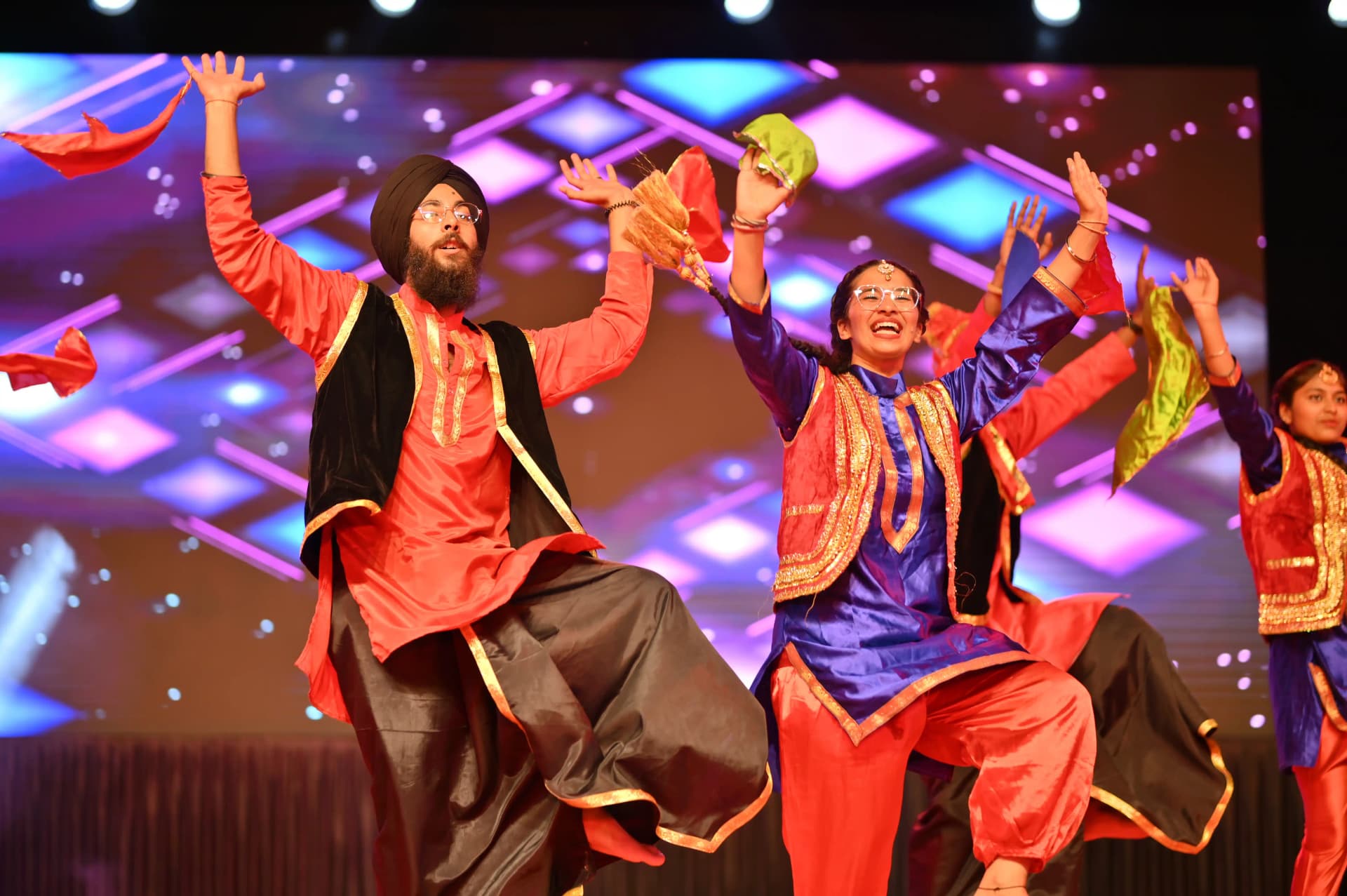 Mythological dance drama performance at a PCU cultural fest