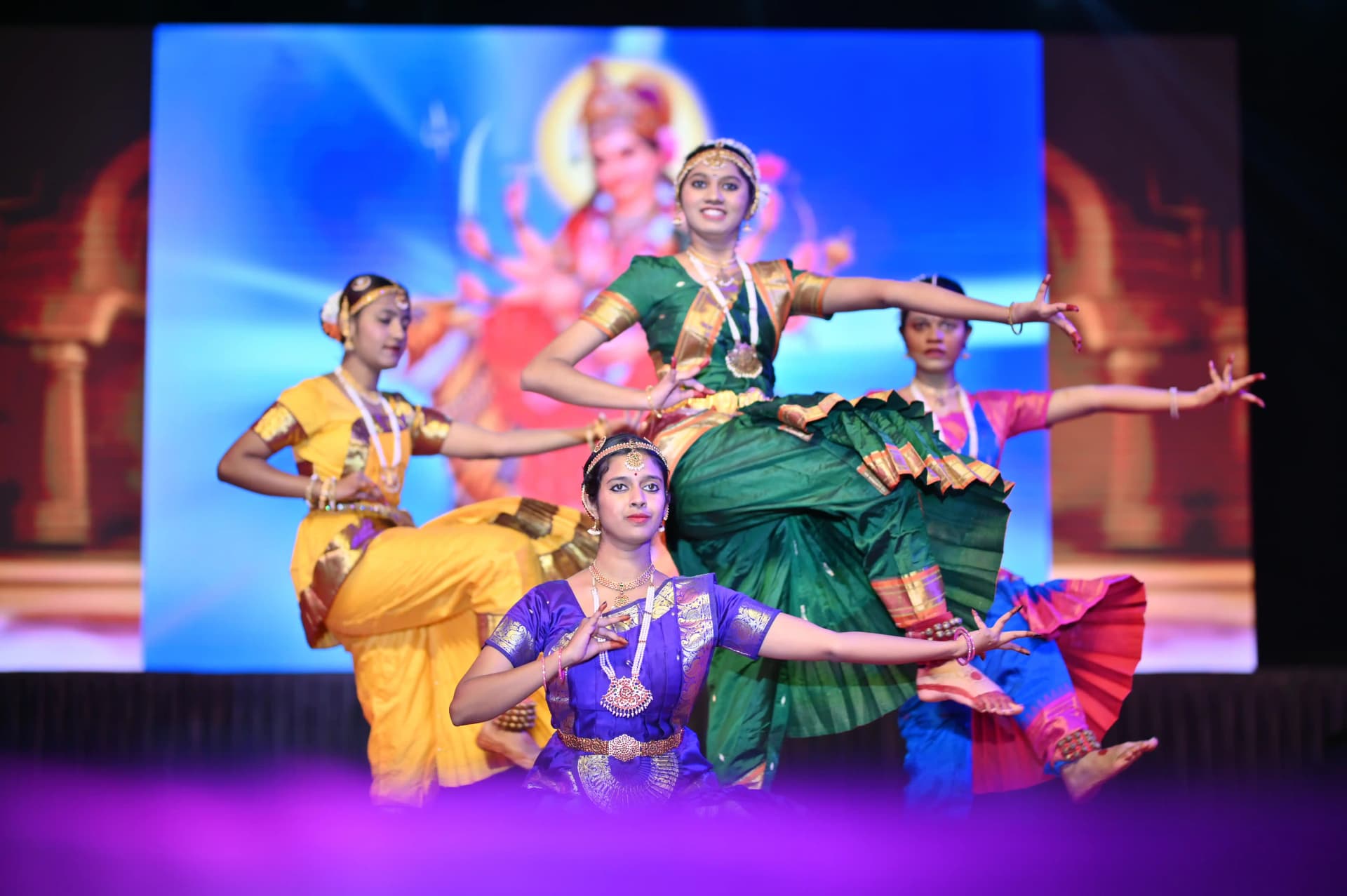 Bharatanatyam classical dance performance by PCU students