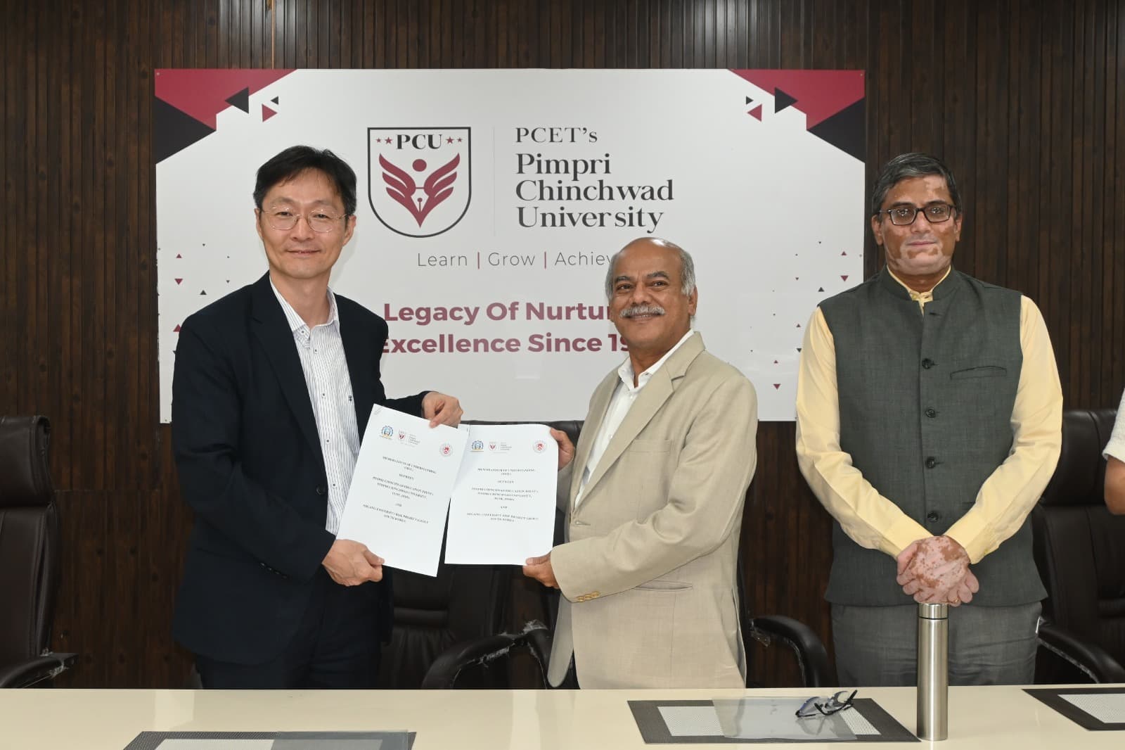 PCU leadership with delegates from Sogang University, South Korea