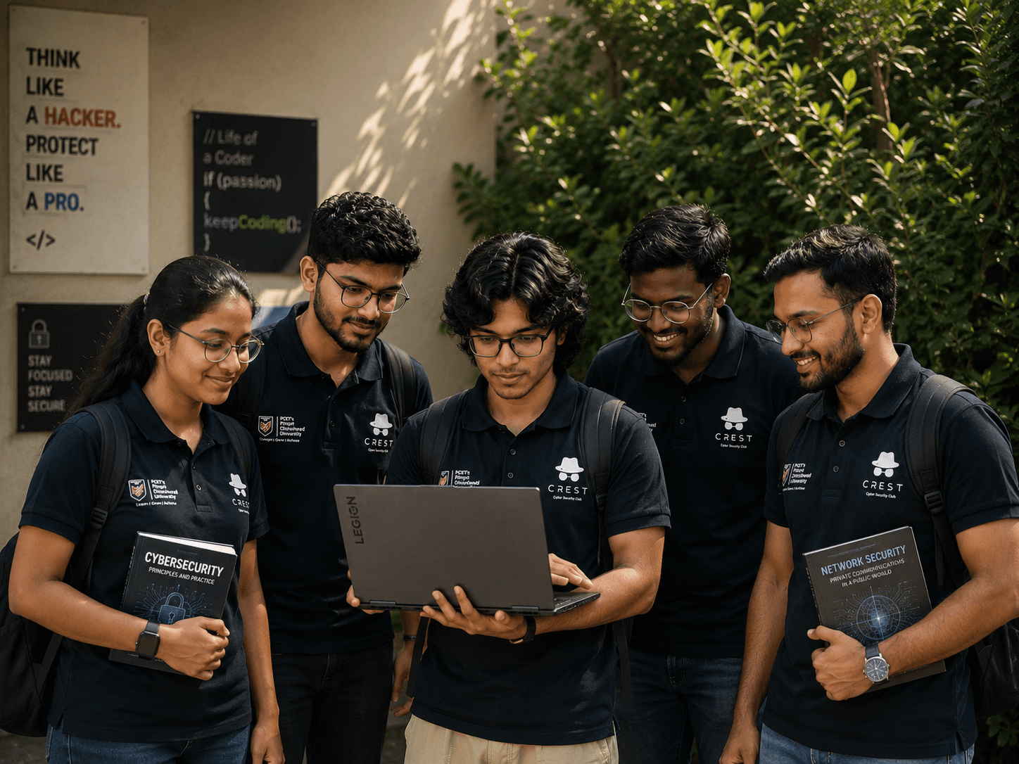 Students collaborating in a computer applications lab