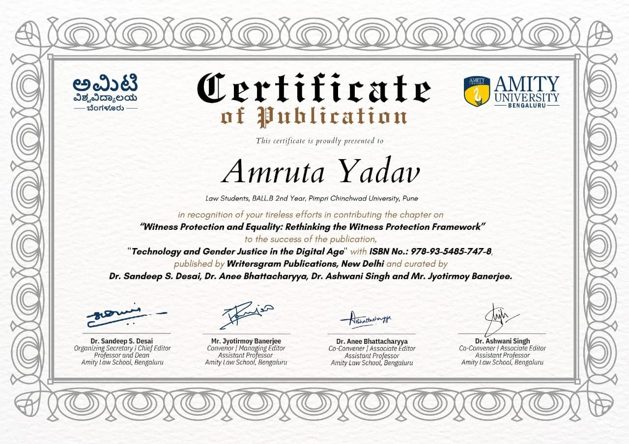 Publication Achievement
