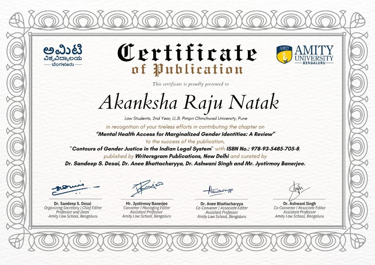 Publication Achievement