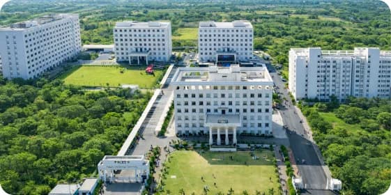PCU campus aerial view
