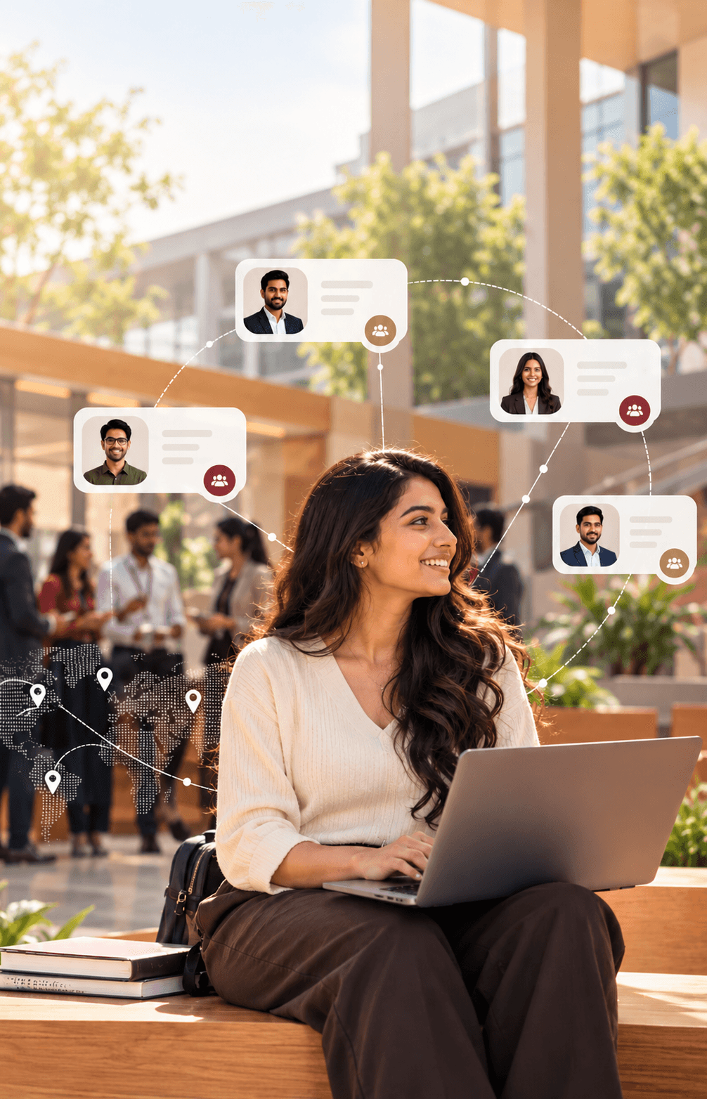 Alumni connecting through the ChatraSampark directory
