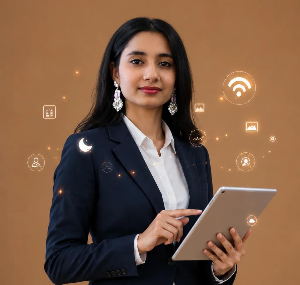 AI Graphics & Interactive Design student working on an interface concept