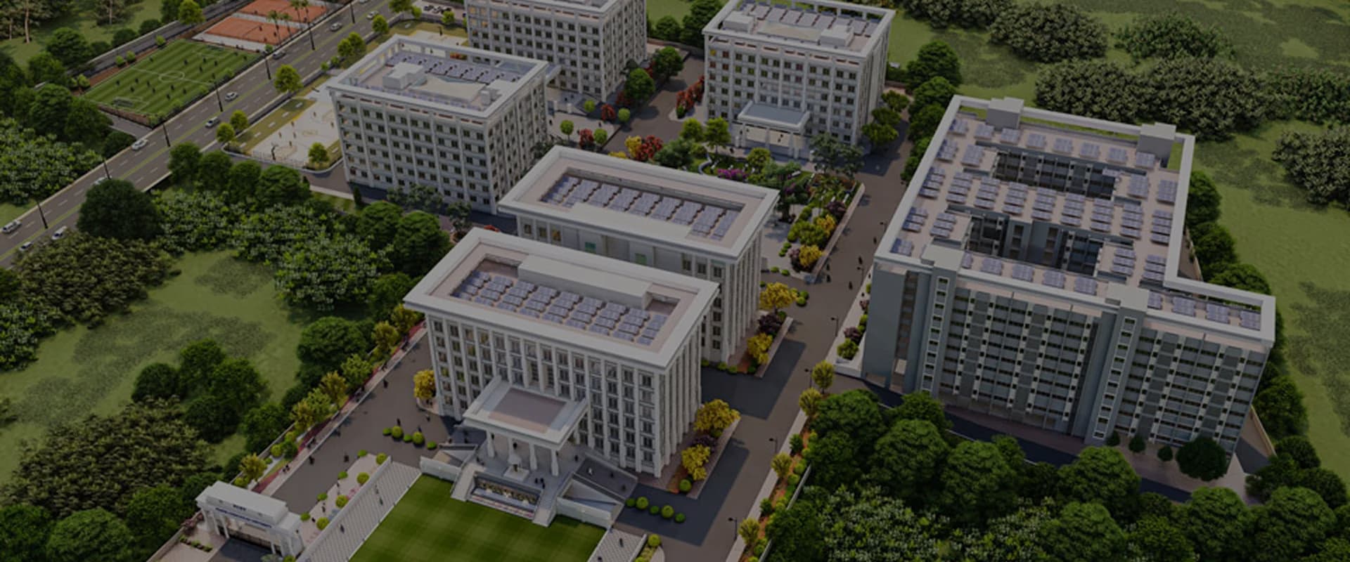 PCU Campus Aerial View
