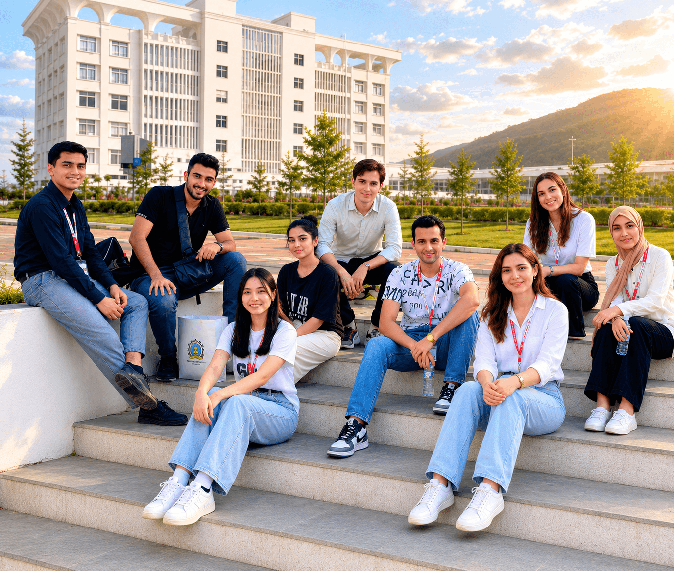 International students at PCU
