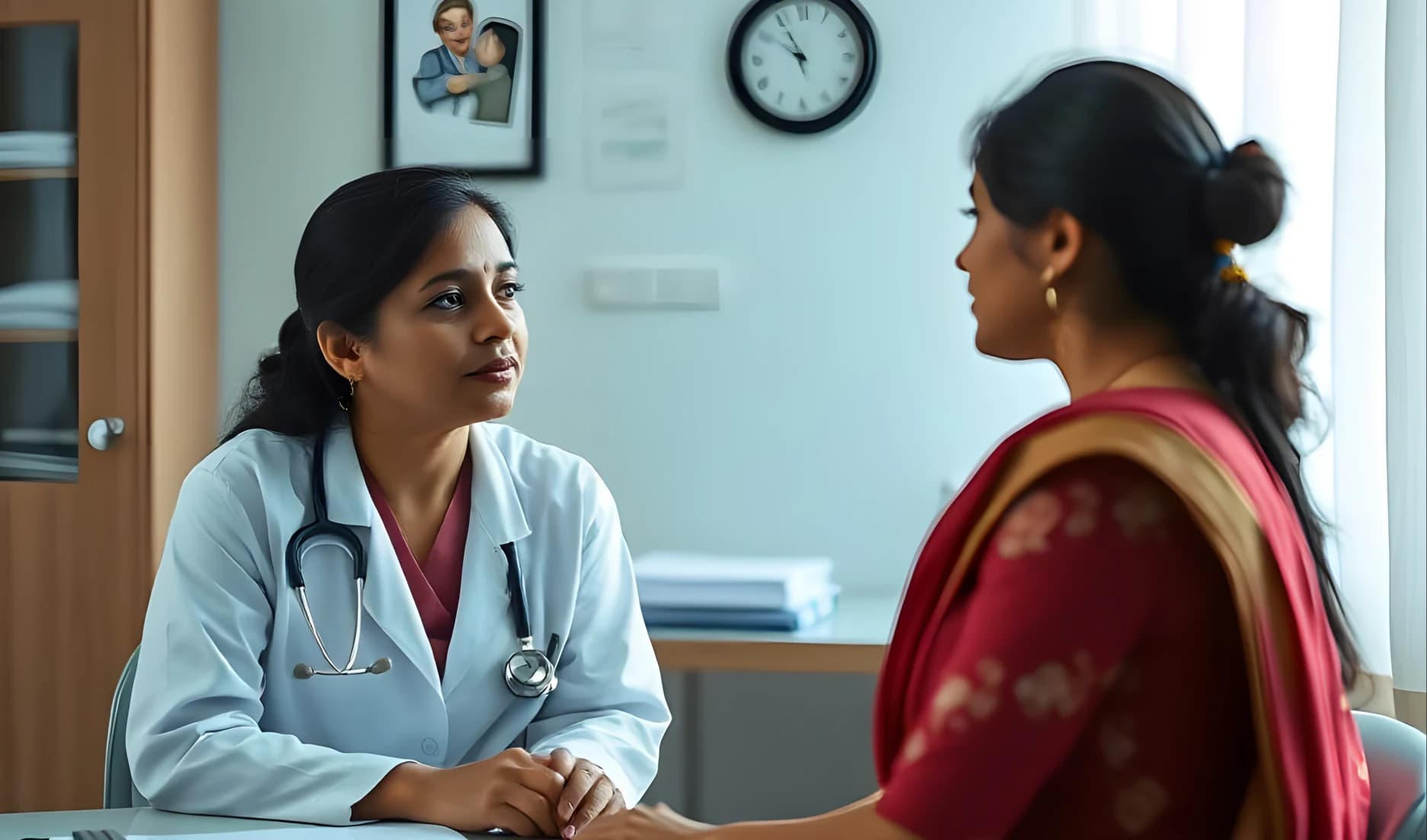 Clinical psychology consultation between practitioner and patient