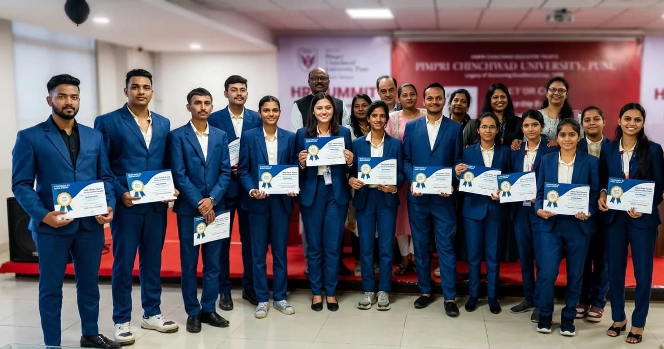 PCU placed students with certificates