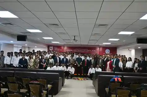 Pimpri Chinchwad University Commences MBA Program with Prestigious Deeksharambh Induction Ceremony Featuring Chief Guest Dr. Sudhir Hasamnis. gallery image 2