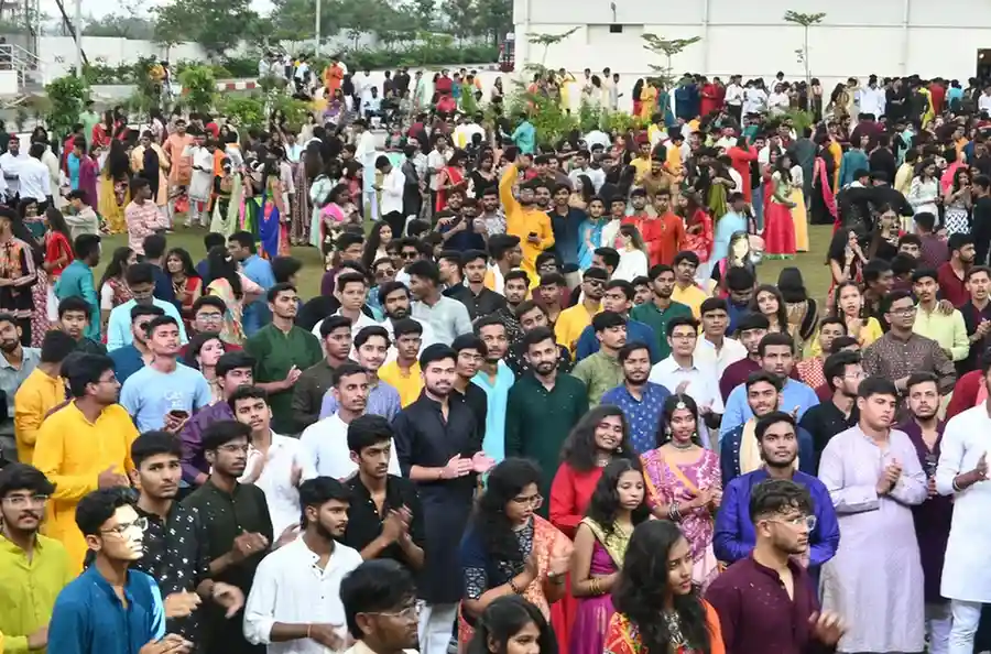 Navratri Celebration at PCU: Sanedo Dandiya Eve Brings Festive Joy and Vibrant Dance gallery image 2