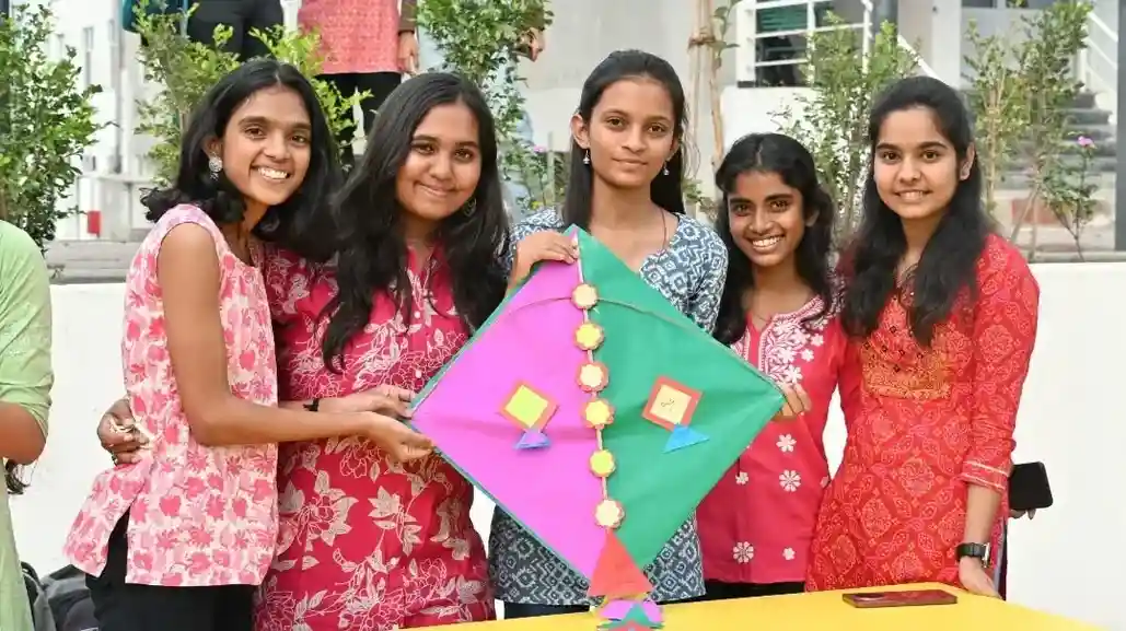 Pimpri Chinchwad University Ushers in Makar Sankranti with a Kaleidoscope of Kites and Festive Cheer gallery image 1