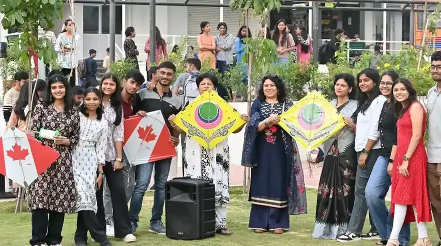 Pimpri Chinchwad University Ushers in Makar Sankranti with a Kaleidoscope of Kites and Festive Cheer gallery image 2