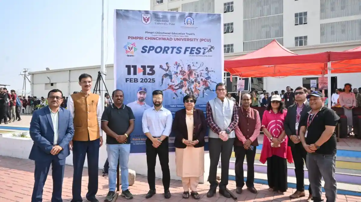 1,500 Students Ignite Athletic Spirit at PCU's Kridarambh 2025 gallery image 2