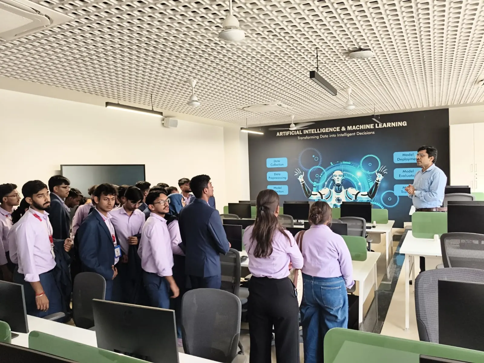 Industrial Visit to VP’s Sharadchandra Pawar Centre of Excellence in Artificial Intelligence and The Centre of Excellence in Digital Manufacturing and Robotics, Baramati gallery image 2