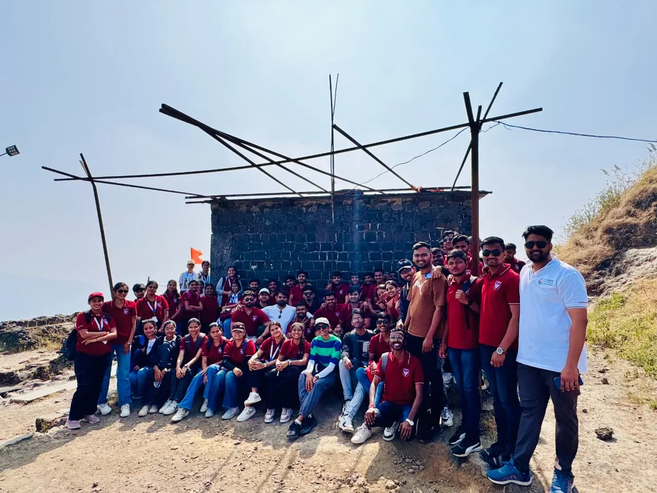 PCU SOM Students Conquer Tikona Fort with Adventure and Purpose gallery image 2