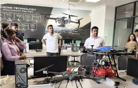 Industrial Visit to VP’s Sharadchandra Pawar Centre of Excellence in Artificial Intelligence and The Centre of Excellence in Digital Manufacturing and Robotics, Baramati